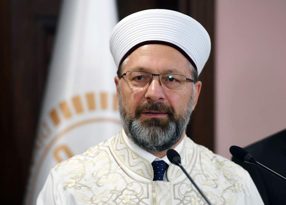 Ali Erbaş, The president of the Directorate of Religious Affairs in Turkey