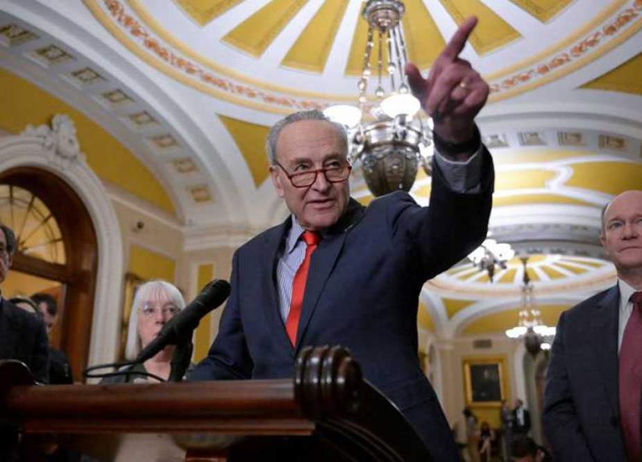 Senate Majority Leader Chuck Schumer, the highest-ranking Jewish elected official in the US