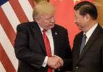 US President Donald Trump meets China