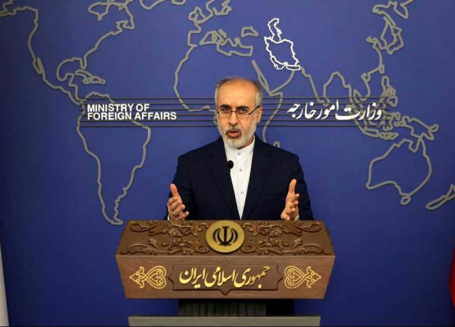 The Iranian Foreign Ministry Spokesperson Nasser Kan’ani