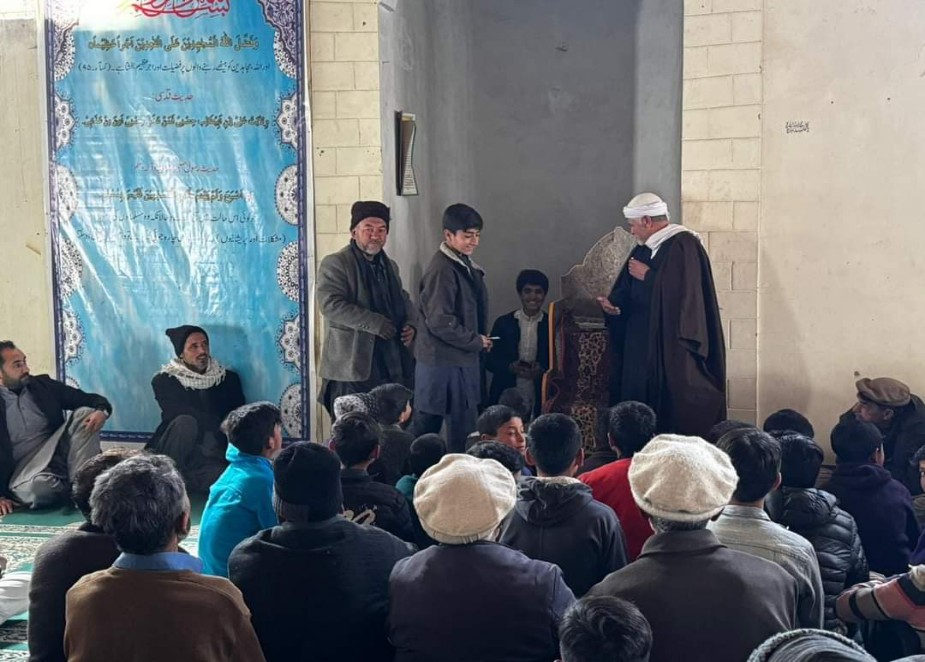 جامع مسجد گیول سکردو میں جشن بلوغت کا اہتمام