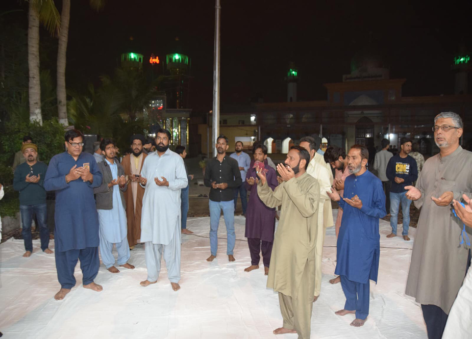 ایم ڈبلیو ایم کراچی کے تحت شب دعا، مولانا سید حسن ظفر نقوی، مولانا سید باقر عباس زیدی و دیگر کا خطاب
