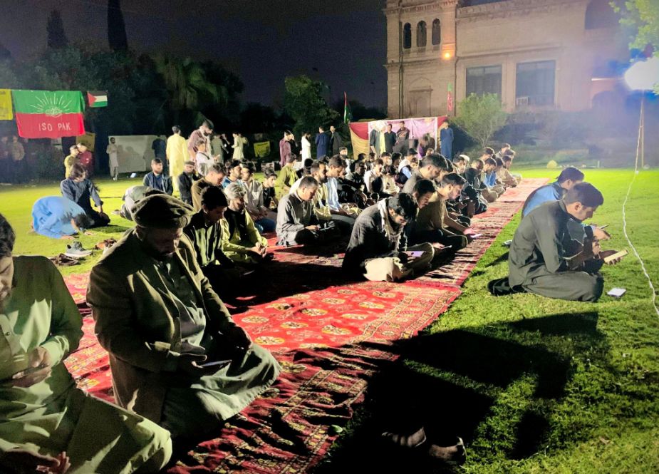 پشاور، آئی ایس او کا گرینڈ افطار ڈنر و یکجہتی مظلومین فلسطین