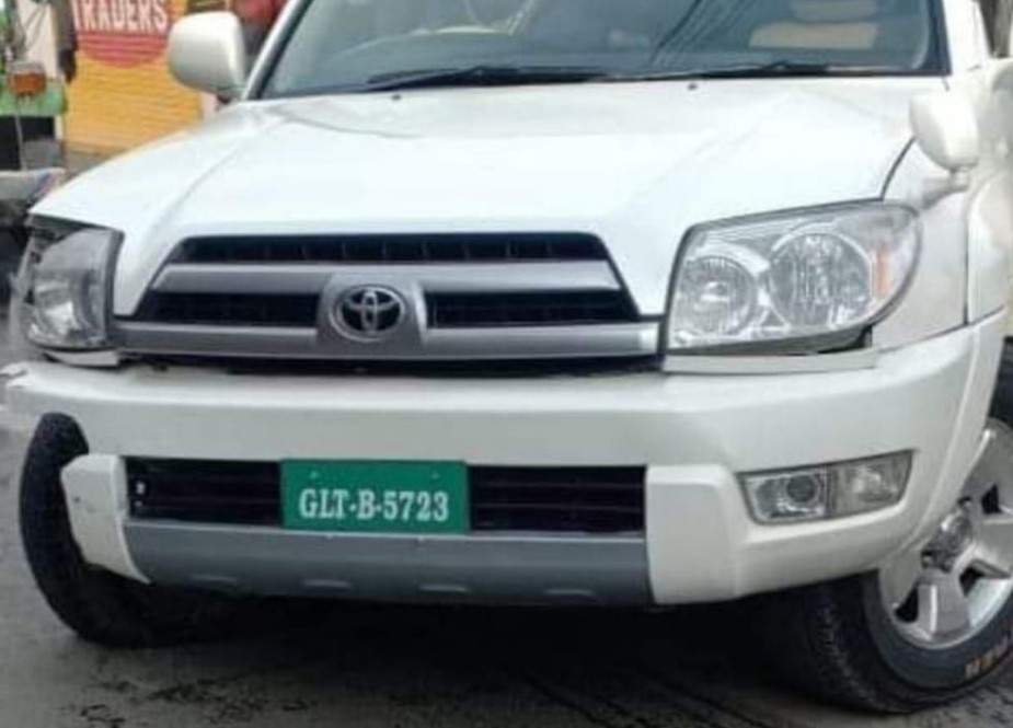 وزیر تعلیم گلگت بلتستان کی سرکاری گاڑی راولپنڈی میں چوری