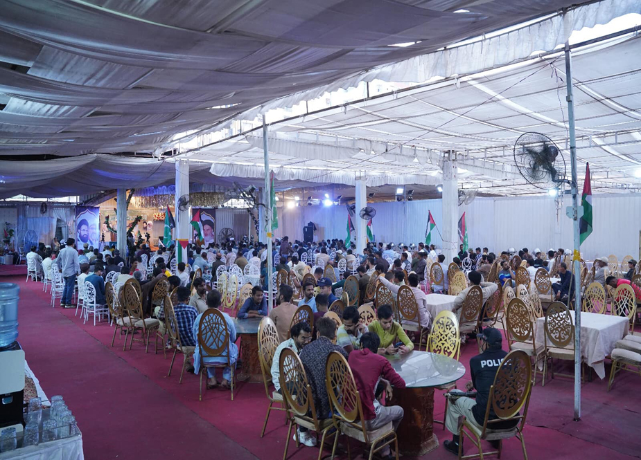 ایم ڈبلیو ایم کراچی کی سالانہ القدس کانفرنس و دعوت افطار، علامہ راجہ ناصر عباس جعفری کا خصوصی خطاب