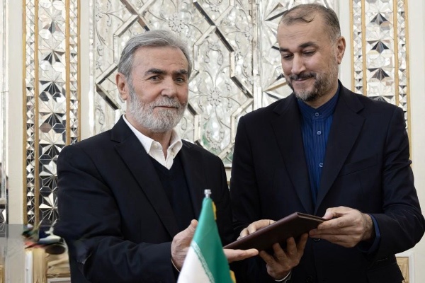 ایرانی دفتر خارجہ میں زیاد النخالہ کی حسین امیر عبداللہیان سے ملاقات