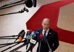 German Chancellor Olaf Scholz in Brussels