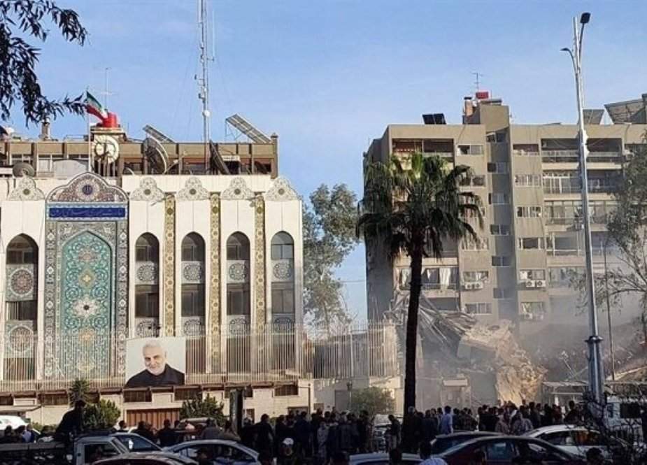دمشق میں ایرانی قونصلیٹ پر اسرائیل کا فضائی حملہ