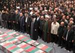 Imam Khamenei Led Funeral Prayer for IRG Forces Martyred in Syria