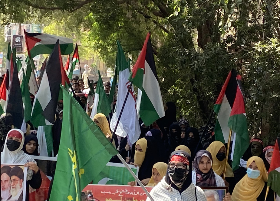 اصغریہ اسٹوڈنٹس و علم و عمل تحریک کے تحت حیدرآباد میں آزادی القدس ریلی کا انعقاد