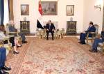Abdel Fattah el-Sisi Egyptian President with CIA director William Burns