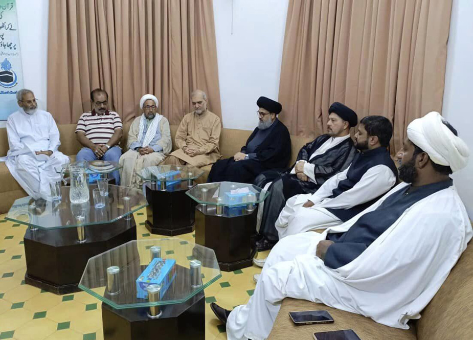 علامہ احمد اقبال رضوی کی ایم ڈبلیو ایم کے وفد کے ہمراہ نو منتخب امیر جماعت اسلامی پاکستان حافظ نعیم الرحمان سے ملاقات