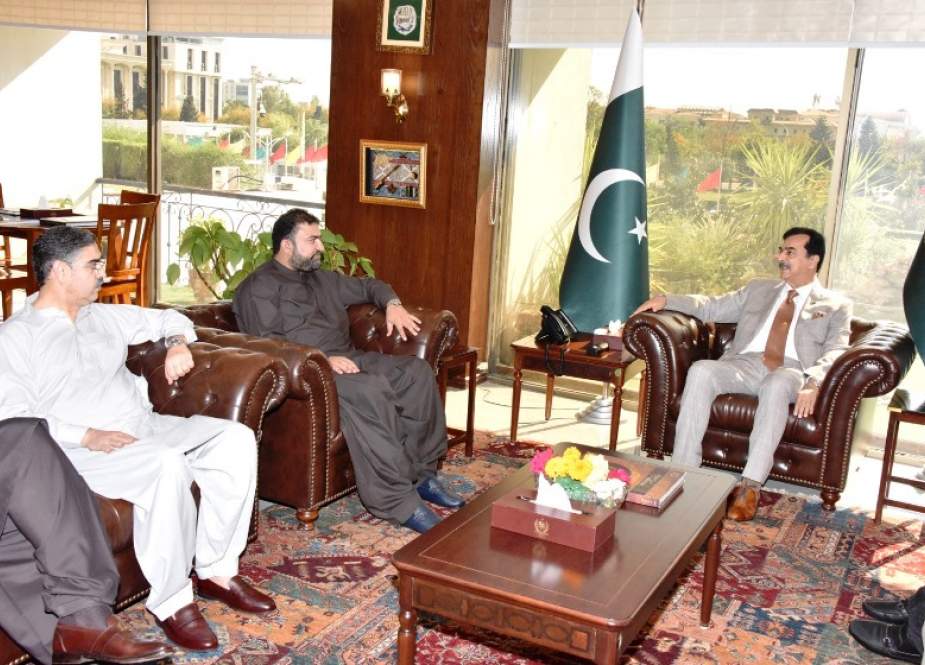 وزیراعلیٰ بلوچستان کی چیئرمین سینٹ یوسف رضا گیلانی سے ملاقات، چیئرمین منتخب ہونے پر مبارکباد 