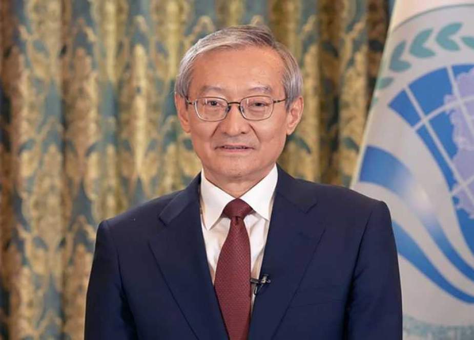Zhang Ming. The secretary general of the Shanghai Cooperation Organization [SCO]