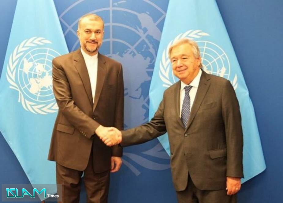 Iran FM Tells UN Chief Only Part of Israeli Positions Struck