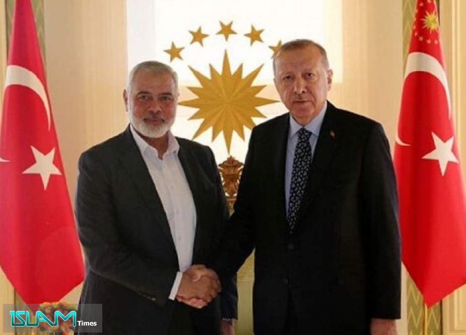 أردوغان يكشف لهنية العقوبات التركية ضد "إسرائيل"