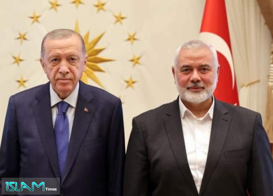 Erdogan, Hamas Chief Begin Istanbul Meeting: Turkish Media