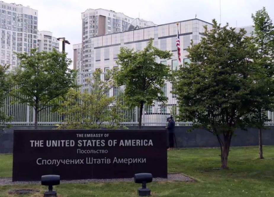 US embassy building in Kiev, Ukraine