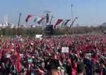 Turkish People Hold Pro-Palestine Rally in Istanbul