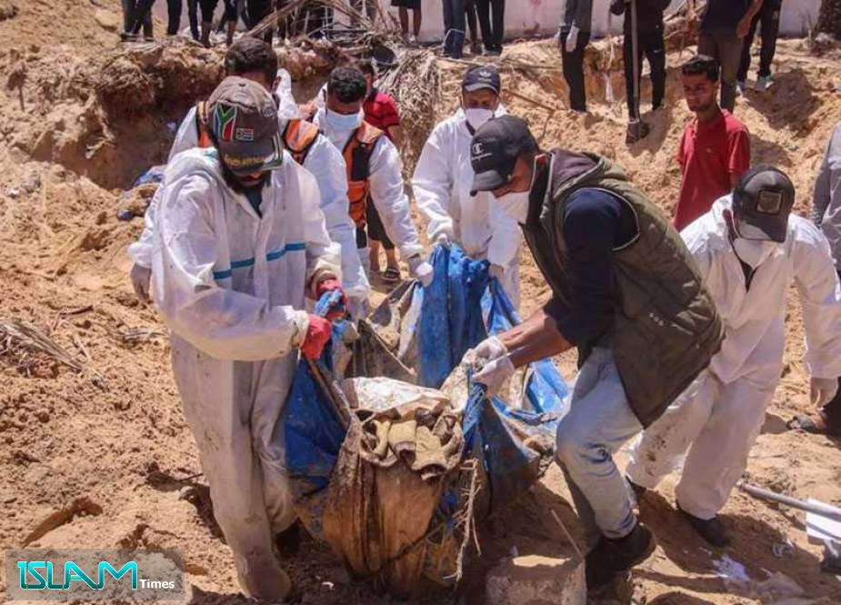 Hamas on Gaza Mass Graves: “Israel” Thirsty for Murder, Blood