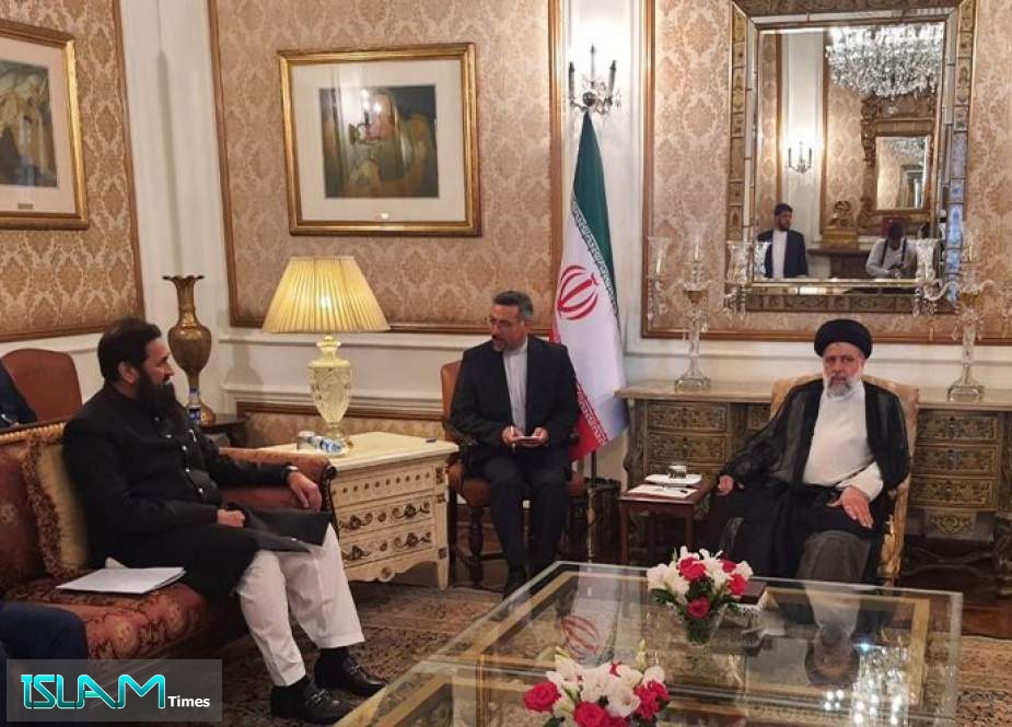 حاكم إقليم البنجاب الباكستاني يلتقي الرئيس الإيراني