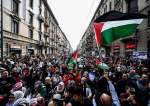 Pro-Palestinian Rallies Held in Rome  