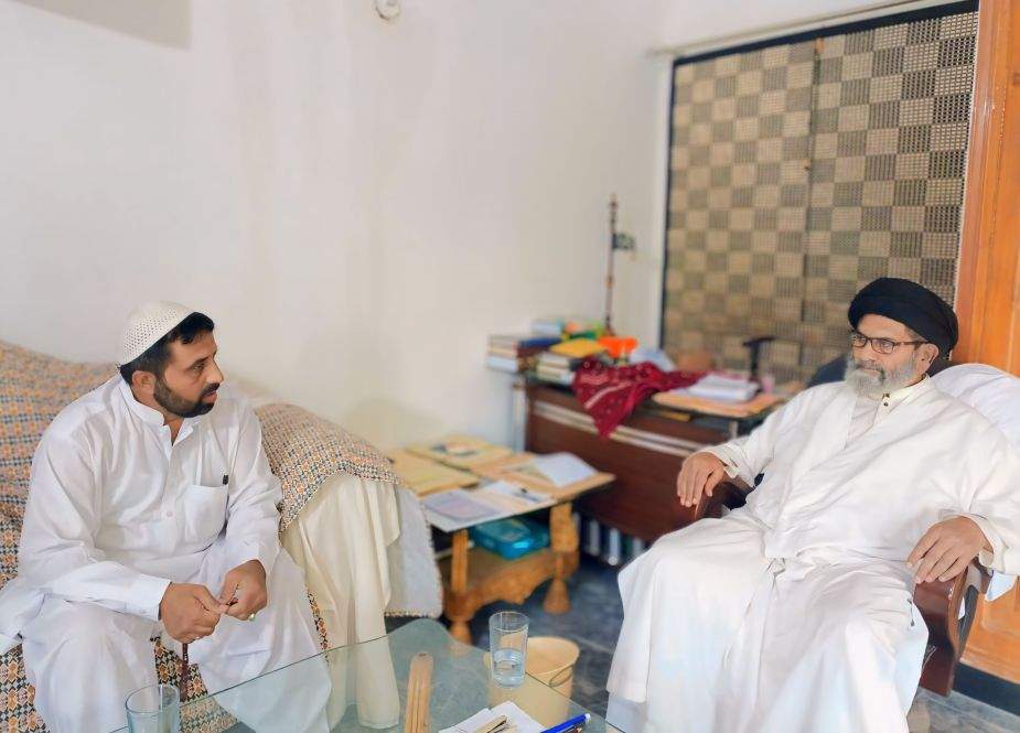 ادارہ سیاسیات کے سربراہ محمد ثقلین واحدی کی علامہ ساجد علی نقوی سے ملاقات