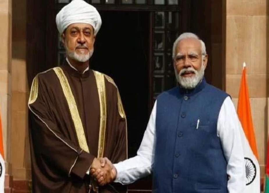 بھارت مشرق وسطٰی کے تعلقات کو وسعت دینے کیلئے عمان کیساتھ تجارتی معاہدے پر دستخط کریگا