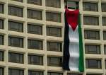 Protesters Unfurl Massive Palestinian Flag at Hotel Hosting White House Correspondents Dinner