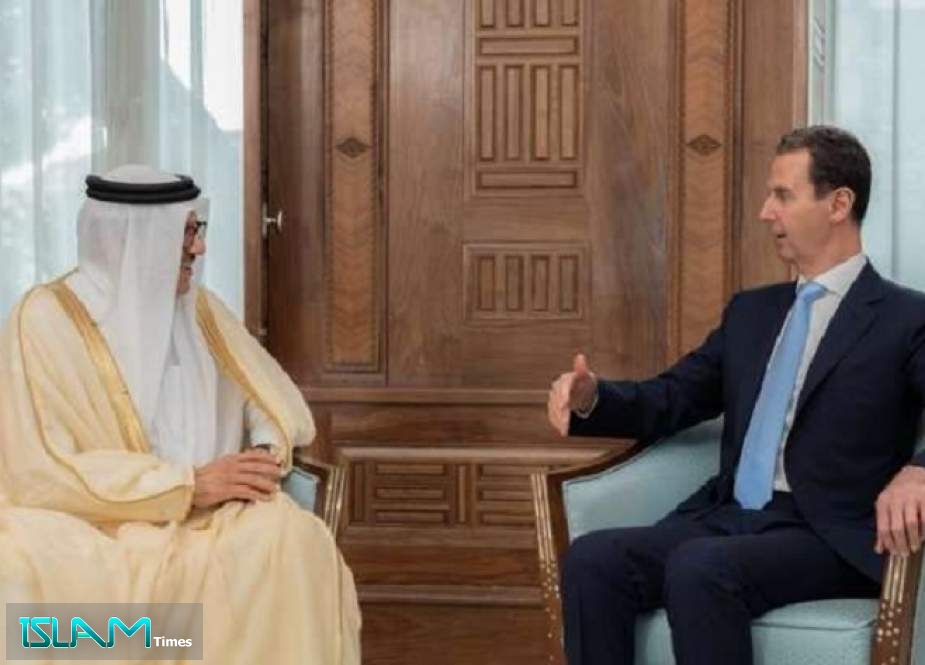 Syrian President Receives Bahraini Foreign Minister