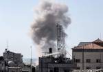 Smoke rises from the scene of an Israeli bombardment in Rafah, Gaza