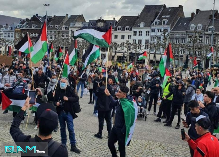 مظاهرات في هولندا أمام فروع ماكدونالدز دعمًا للفلسطينيين في غزة