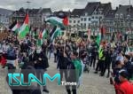 مظاهرات في هولندا أمام فروع ماكدونالدز دعمًا للفلسطينيين في غزة