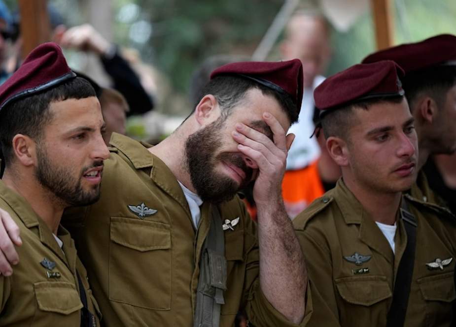 Funeral of paratrooper killed in the gaza Strip