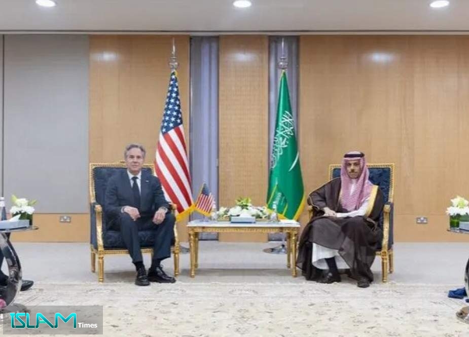 Saudi, US Top Diplomats Discuss Gaza Crisis in Riyadh