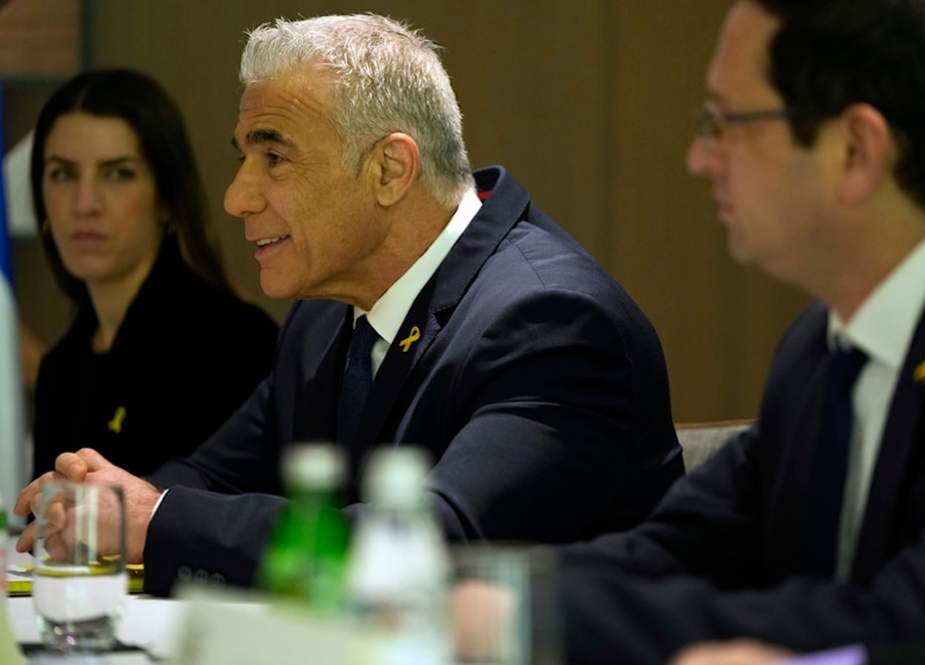 Yair Lapid, The leader of the opposition in the Israeli government,