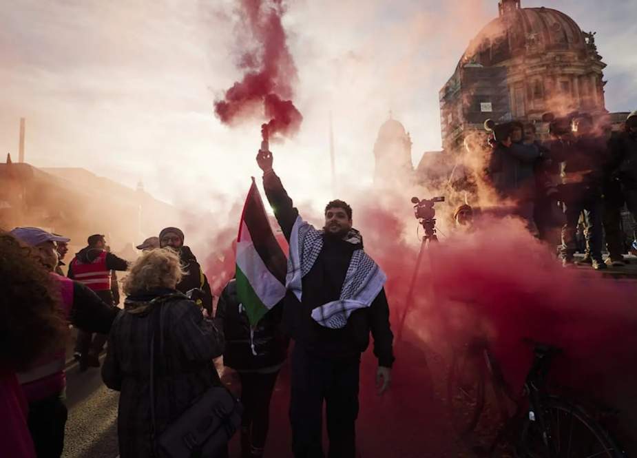 Pro-Palestine rally in Berlin, Germany