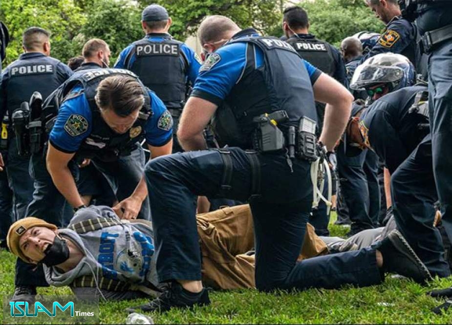 US Police Attack, Arrest Pro Palestine Protesters at Columbia University