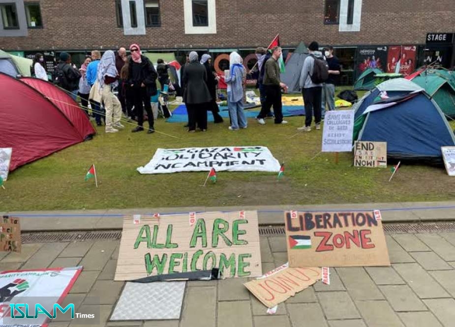 Pro-Palestinian Encampments Set Up at UK Universities