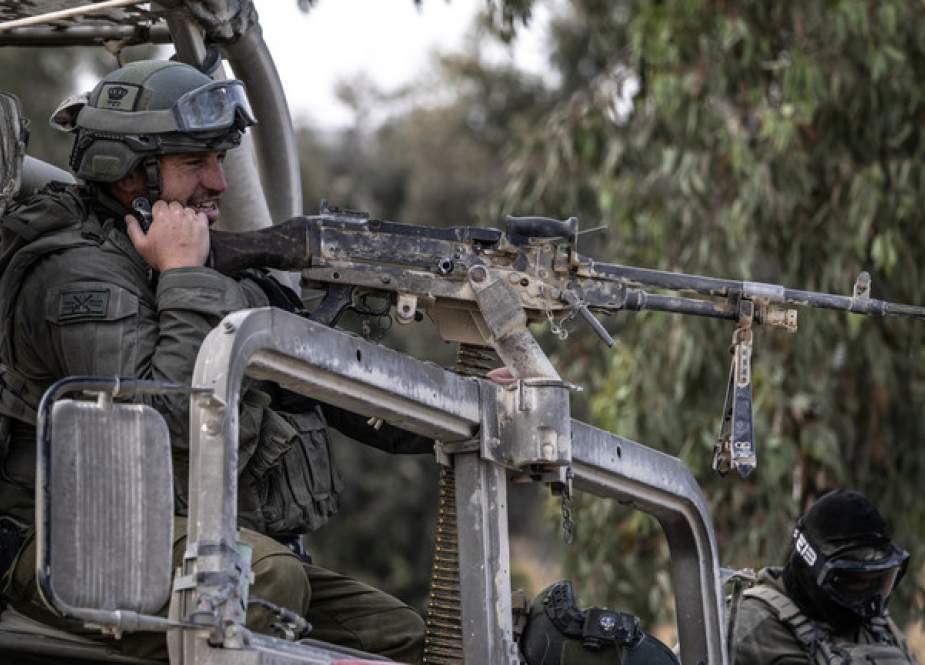 Israel Defense Forces soldier on the Gaza border