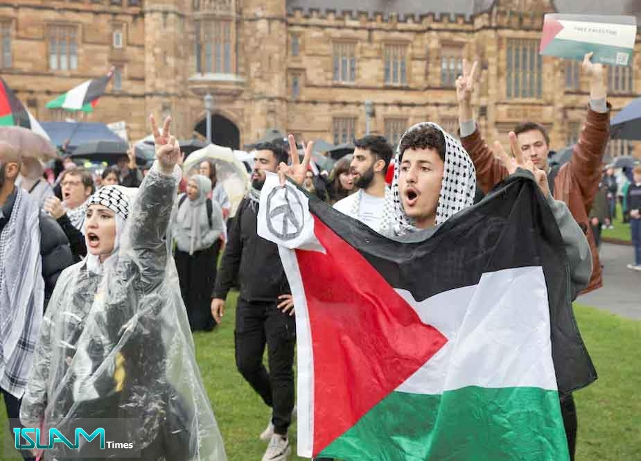فلسطینی عوام کے حق میں جاری امریکی یونیورسٹیوں کے احتجاج میں آسٹریلوی یونیورسٹیاں بھی شامل