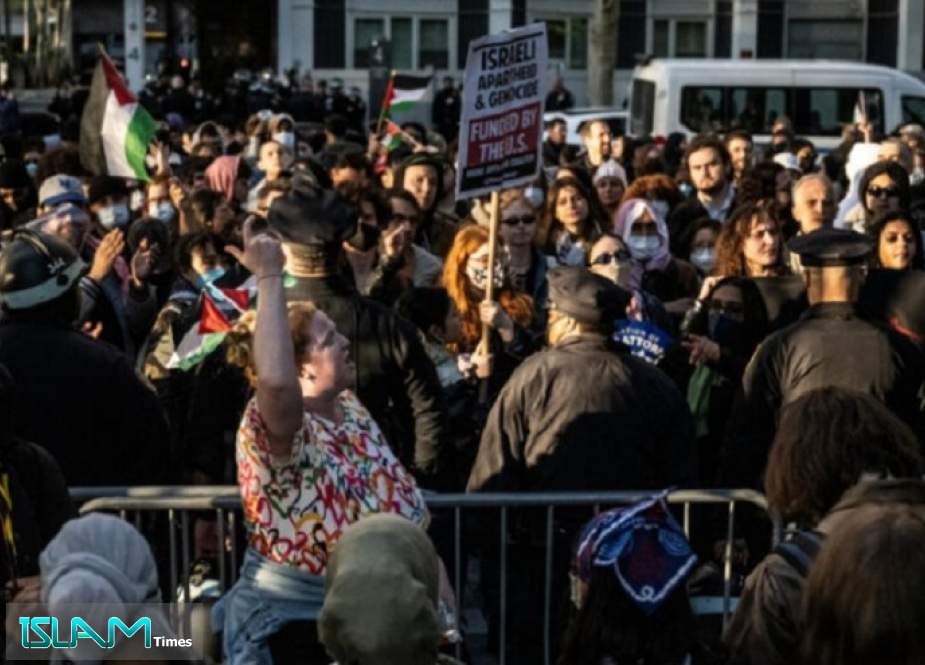 طلاب إيرلندا ينضمون الى الاحتجاجات المؤيدة للفلسطينيين حول العالم