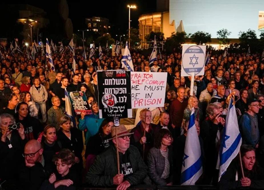 ہزاروں اسرائیلیوں کا احتجاج، رفح آپریشن نہ کرنے کا مطالبہ