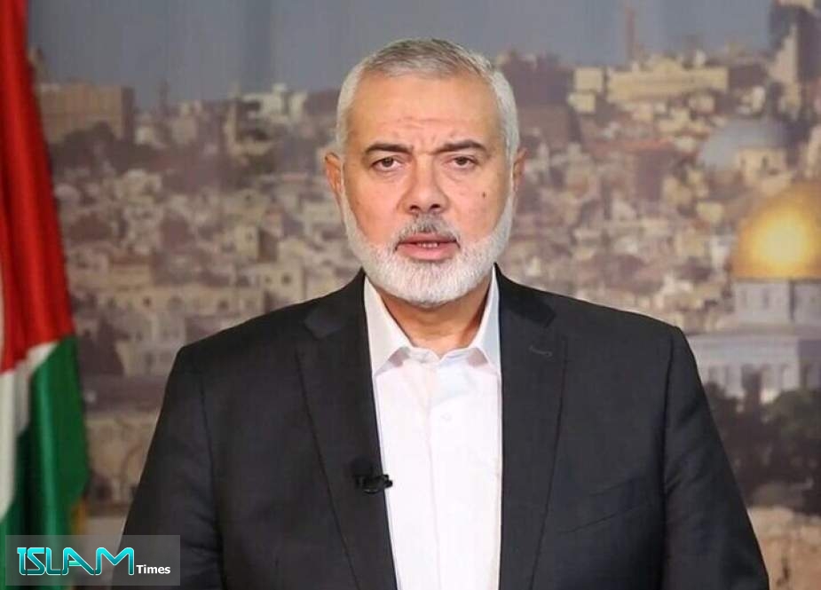 Hamas Keen On Reaching Comprehensive Ceasefire: Haniyeh