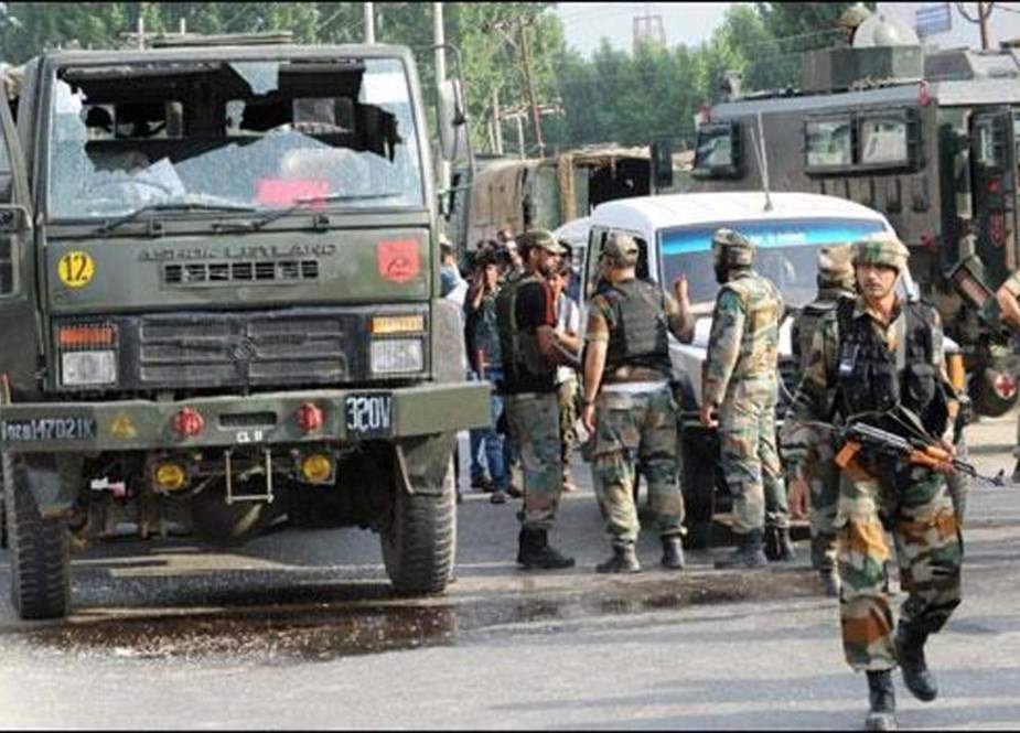 مقبوضہ کشمیر، بھارتی ایئر فورس کے قافلے پر حملہ، 1 ہلاک اور 4 زخمی