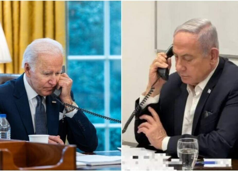 امریکی صدر کا اسرائیلی وزیراعظم سے ٹیلیفونک رابطہ