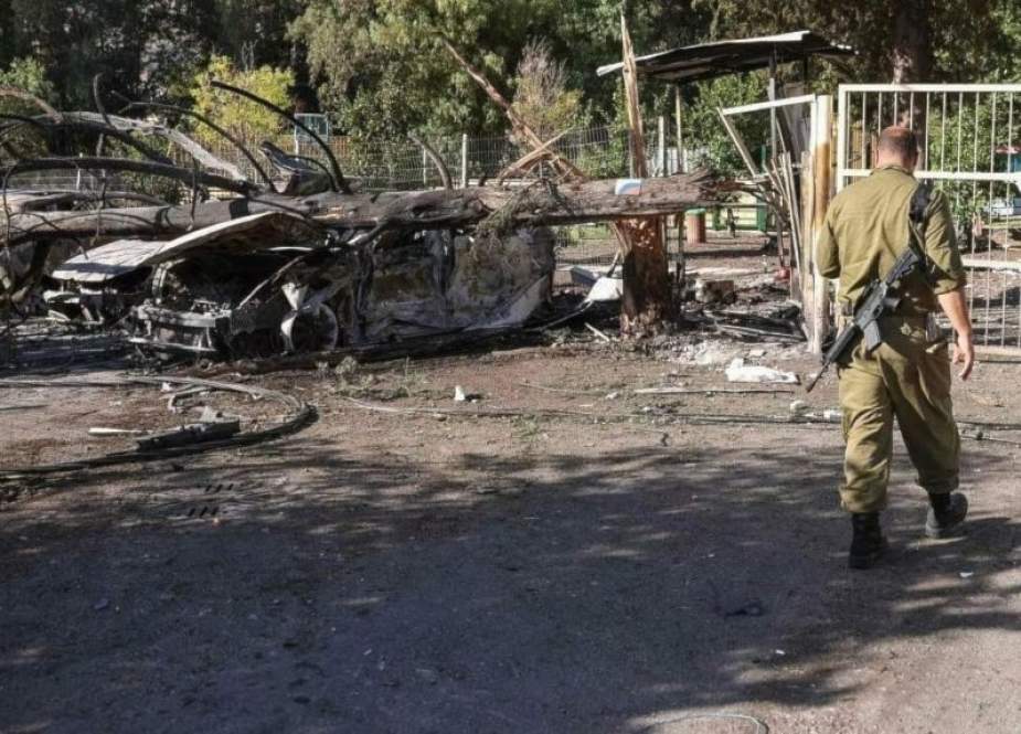 Kiryat Shmona, destroyed bu rockets launched from south Lebanon