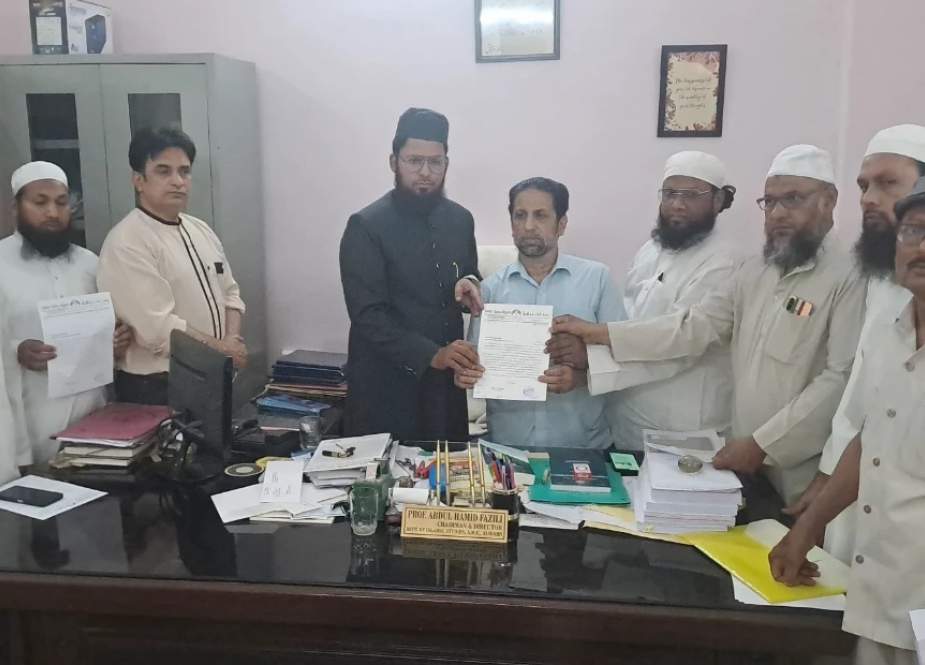 جمعیت علماء ہند نے علیگڑھ مسلم یونیورسٹی انتظامیہ کو عرضداشت پیش کی