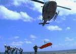 TNI AL dan tentara Lebanon latihan evakuasi di Laut Mediterania