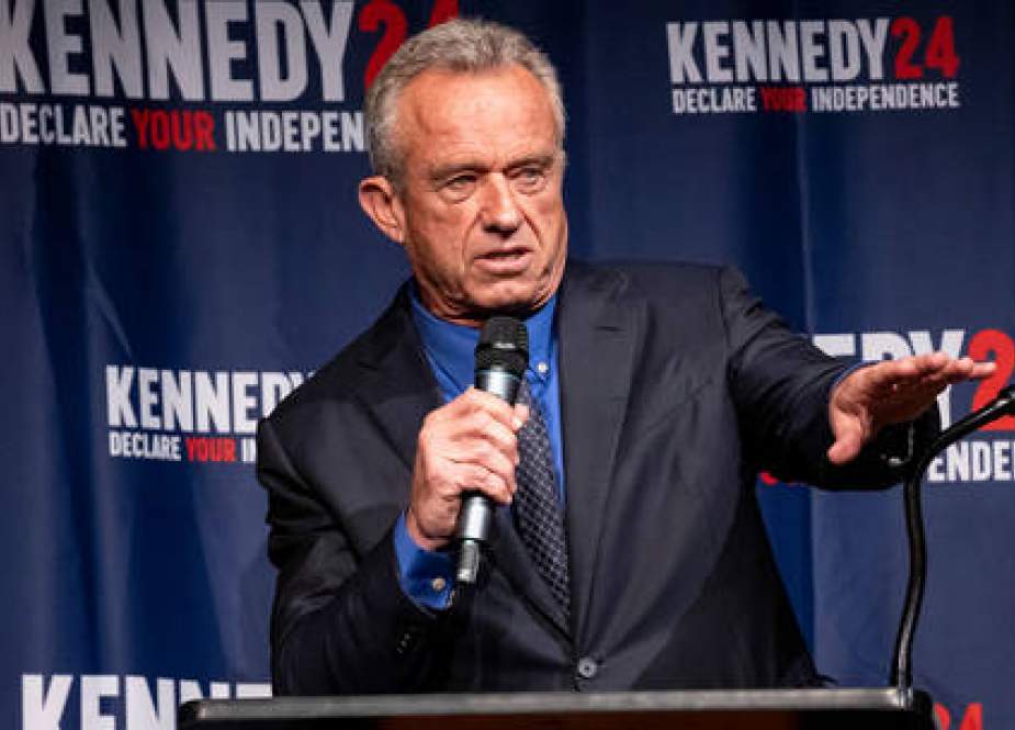 Independent US presidential candidate Robert F. Kennedy Jr